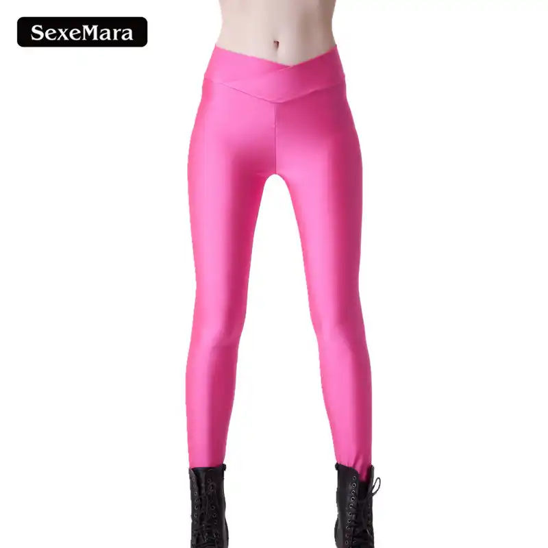2017 Весна Женщины Activewear Фитнес Леггинсы Прекрасный Розовый Удобные Брюки Высокой