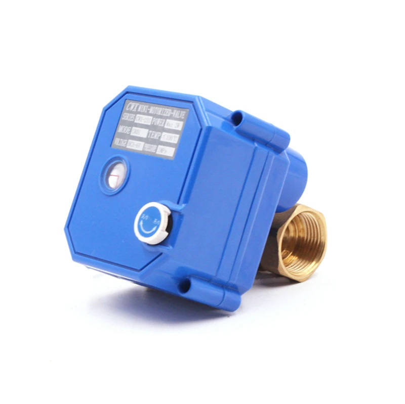 Моторизованный шаровой клапан с ручным управлением cwx-25s 1 дюйм 24 В Электрический привод Автоматический запорный шаровой клапан для питьевой системы