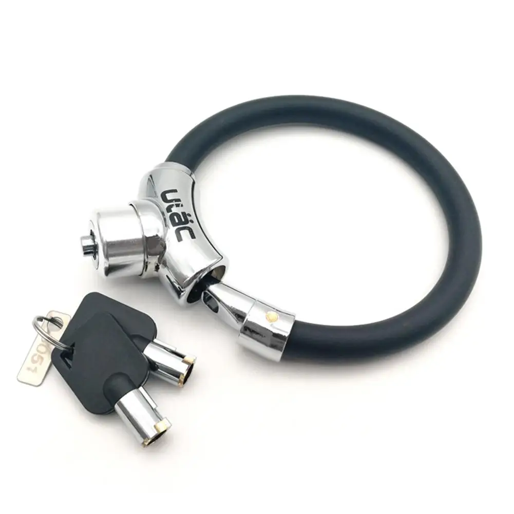 Bike Lock Horseshoe Ring Cable Bicycle Riding Outdoor Comfortable Accessories