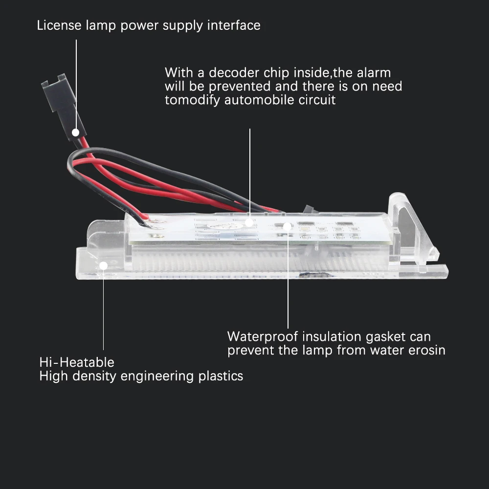 Светодиодный светильник для номерного знака Canbus 12V для Opel vectra c zafira b Astra J sedan Corsa C D Insignia A Tigra Twintop B+ OPC