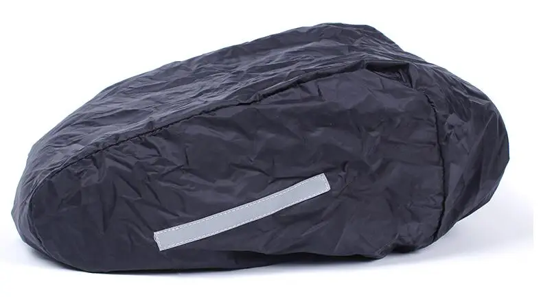 Спортивная расширяемая черная сумка для хранения сидений и хвостов для мотоцикла, сумка для мотоцикла, черная Компактная сумка для багажа