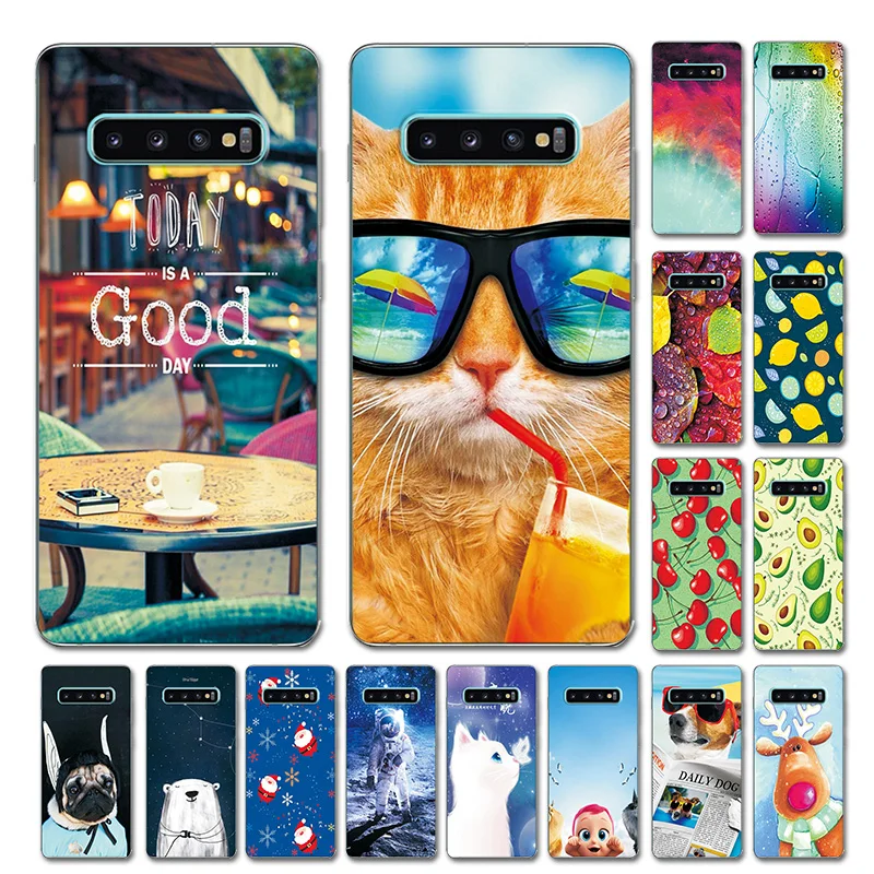 

Soft TPU Case Cover For Samsung Galaxy S10 5G Brilliant Color Phone Case For Samsung S10 5G Version Back Bumper Galaxy S10 5G