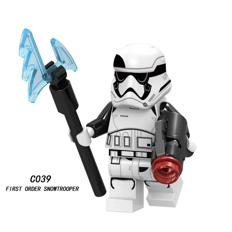 

Single Sale Super Heroes Star Wars First order snowtrooper 039 Building Block Figure Bricks Toys gifts