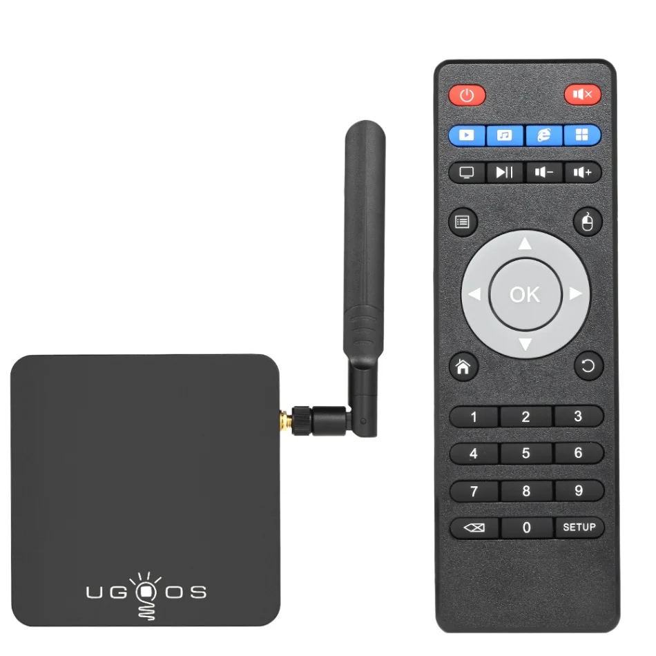 ТВ-бокс UGOOS AM6 Smart tv Box Android 9,0 UGOOS AM3 Amlogic S922X 2GB 16GB 2,4G 5G WiFi 1000M LAN DLNA BT 5,0 4K HD медиаплеер - Цвет: UGOOS AM3