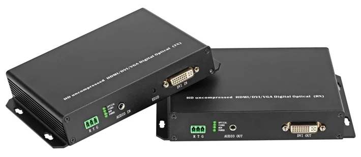 1080 P DVI KVM Волокно-оптический удлинитель с sfp порта