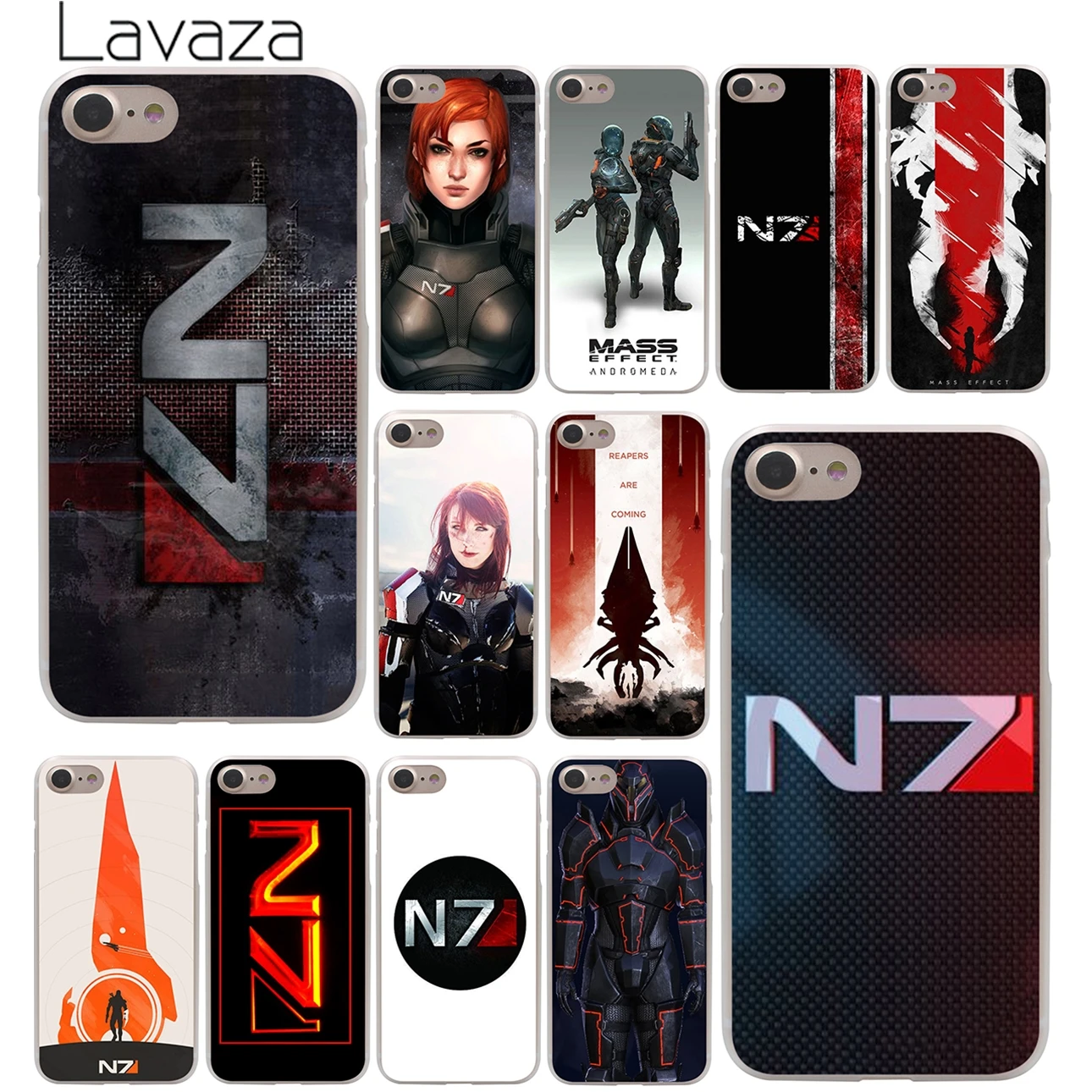 Твердый чехол для телефона Lavaza N7 Mass Effect iPhone XR X XS 11 Pro Max 10 7 8 6 6S 5 5S SE 4 4S|case a|case pluscase for |