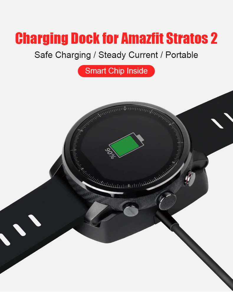 USB док-станция зарядное устройство адаптер Быстрая зарядка кабель стенд синхронизации данных Шнур для Xiaomi Huami Amazfit 2 Stratos Pace 2 S A1609 зарядное устройство