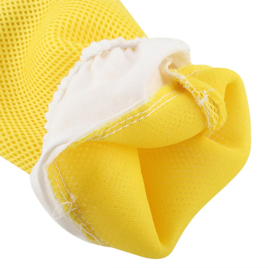 Beekeeping Gloves Synthetic Leather Glove Beekeeping Protective Gloves Goatskin Bee Keeping With Vented Beekeeper Long Sleeves