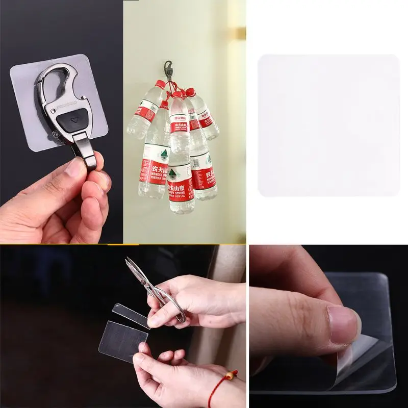 Clear Double Side Tape Sticker Suction Cup Sucker Auxiliary Strong