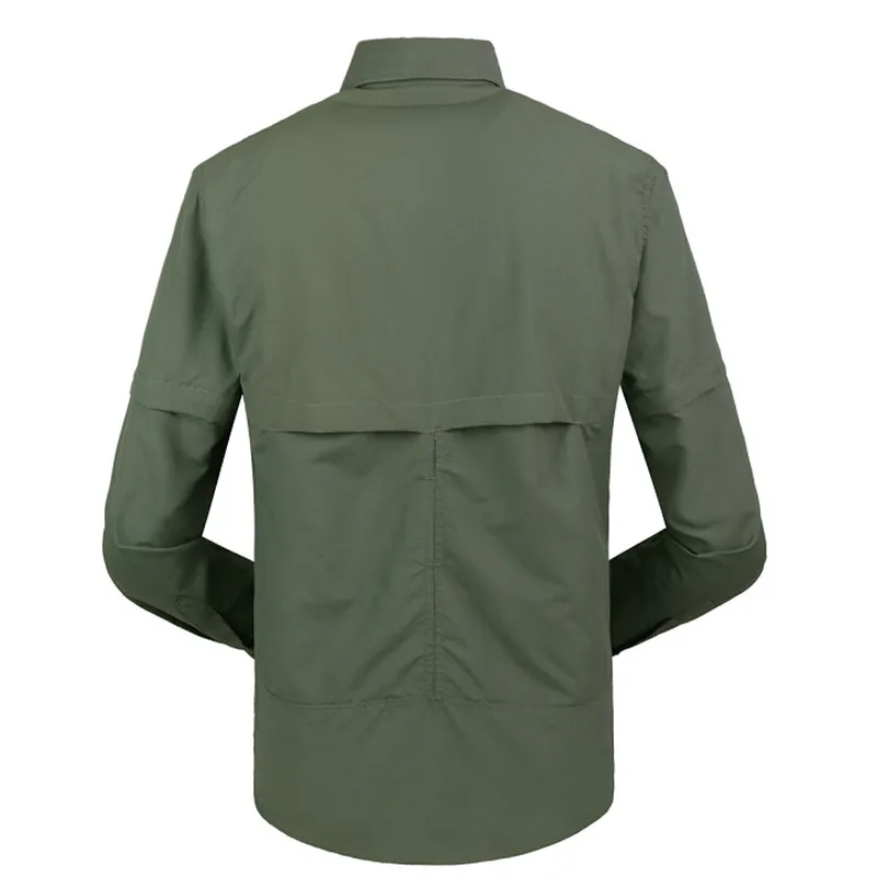 LIS ALICES Весна Лето Мужская тактическая быстросохнущая рубашка дышащая походная Повседневная рубашка с длинным рукавом мужская Военная Рубашка