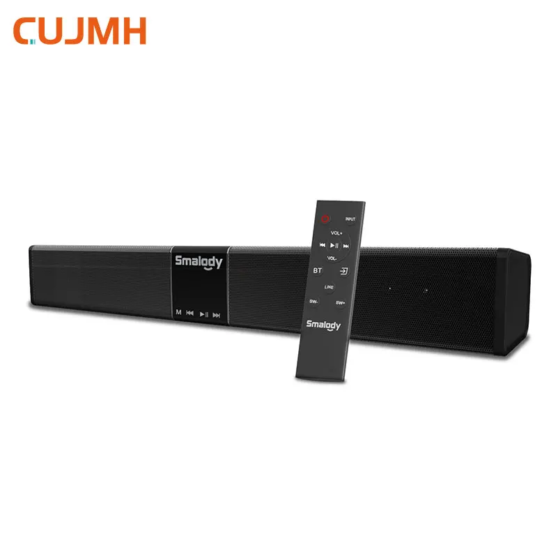 CUJMH Portable Bluetooth Bass Wireless Speaker Soundbar 4400Mah 20W Subwoofer With Remote Control LCD Display Home Theater TV |