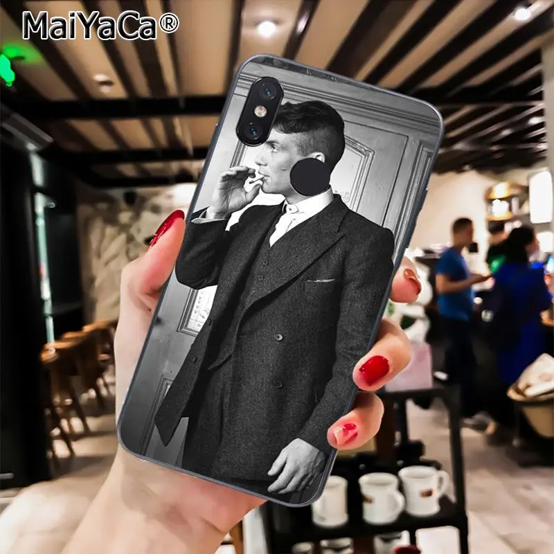 MaiYaCa Peaky BLINDER DIY печать рисунок чехол для телефона для Xiaomi Redmi4X 6A S2 Go Redmi 5 5Plus Note4 Note5 7 Note6Pro