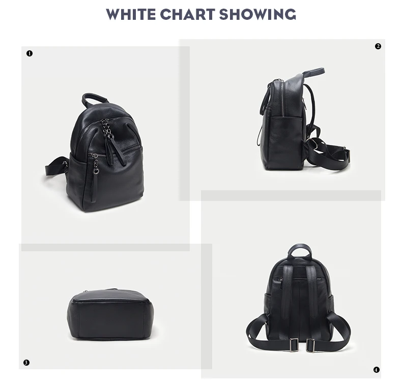 Real Genuine Leather Women's Backpack Female Real First Layer Cow Leather Ladies' Backpacks Travel ipad Cowhide Bags (4)