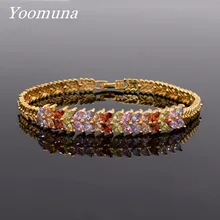 Новые Модные женские ювелирные изделия великолепные серебряные листья кубический циркон серебряный свадебный браслет c 366