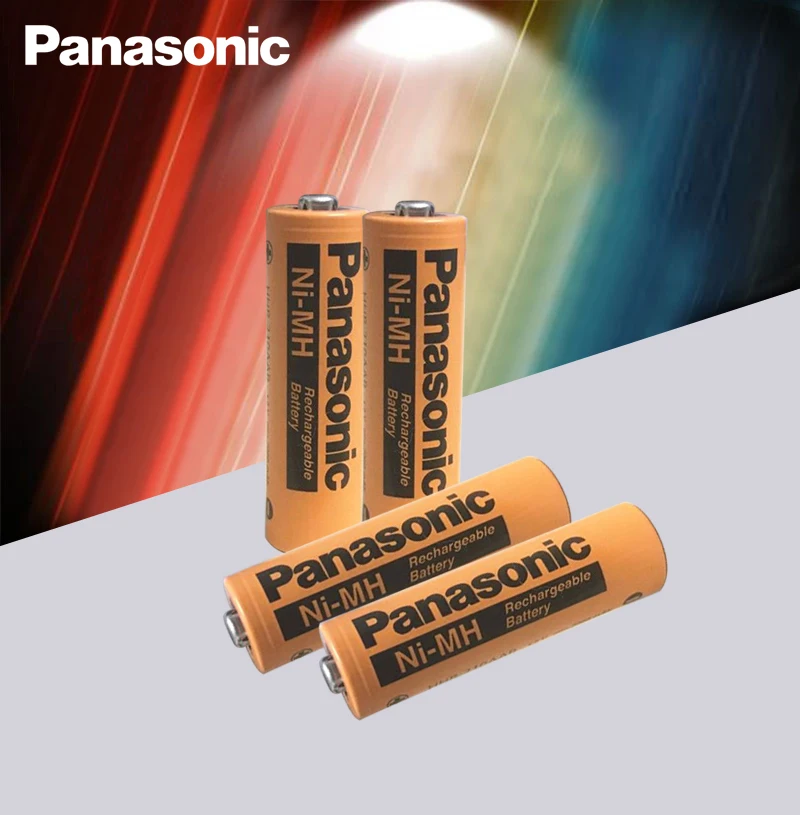 4 шт./лот Panasonic AA 1,2 V 2000mAh перезаряжаемая NiHM батарея низкого разряда зарядки или 1200 раз