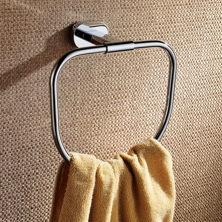 Brass chrome Towel Ring,Bathroom Accessories Products Towel Holder