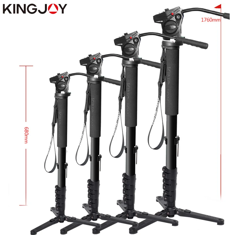 Штатив тренога KINGJOY MP4008F + алюминиевая Флип монопод подставка для всех моделей