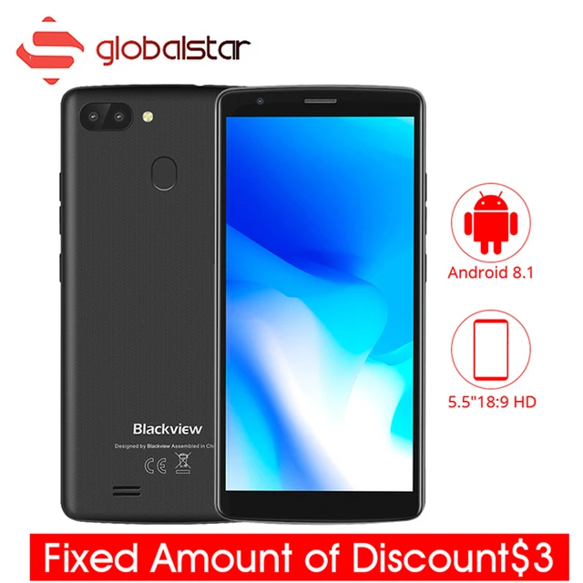 Best Offers Blackview A20 Pro Android 8.1 Smartphone 5.5"18:9 HD+Full Screen MT6739 Quad Core 2GB 16GB Dual Back Cams 3000mAh 4G Cell Phones Best Offers Blackview A20 Pro Android 8.1 Smartphone 5.5"18:9 HD+Full Screen MT6739 Quad Core 2GB 16GB Dual Back Cams 3000mAh 4G Cell Phones