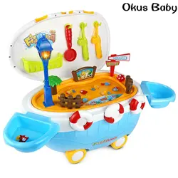 2019 Рыбалка лодка игрушка игра забавная рыбалка с колесами подвижные и портативный может упражнять детская воображение для детей подарок