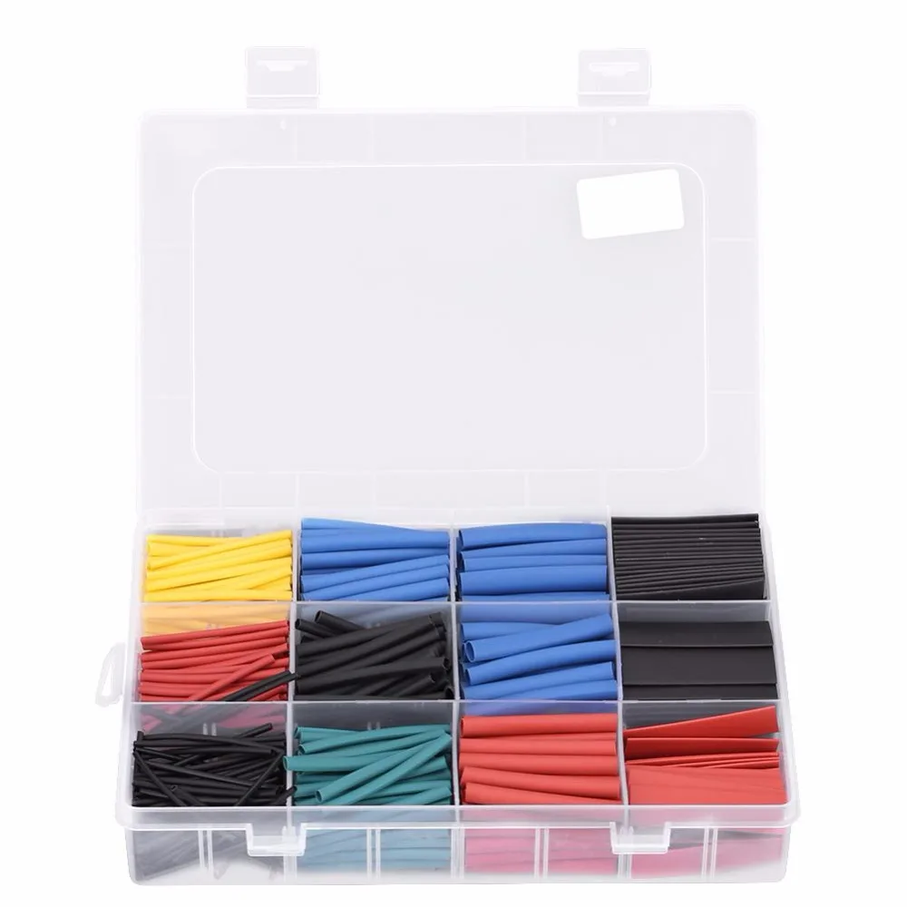 New 560Pcs / Box Cable Wire Heat Shrink Tubing 21 Electrical Wire Cable Wrap Insulation