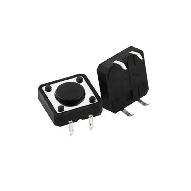 

500Pcs 12 x 12mm x 4.3mm 12*12*4.3H Panel PCB Momentary Tactile Tact Push Button Switch DIP Free Shipping