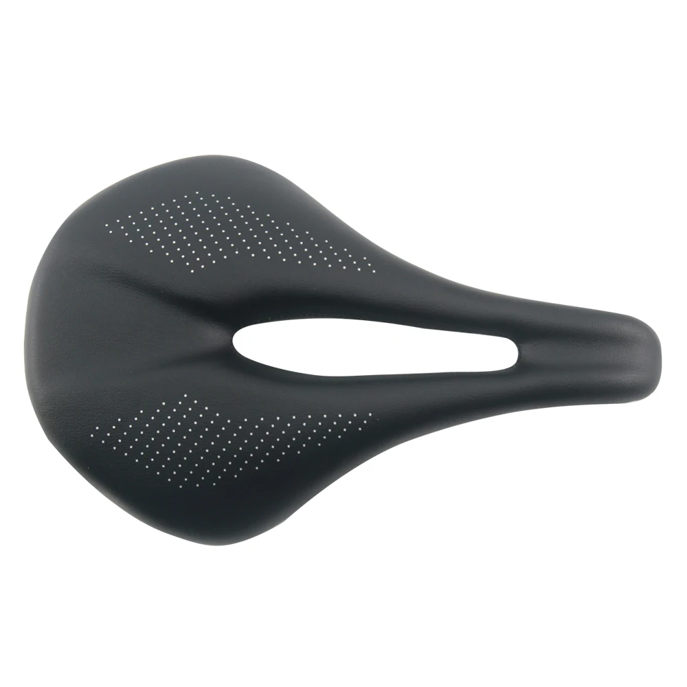 No Logo Mtb Seat 3K Carbon Leather Road Bike Saddle Bow 710mm Cycling Bicycle Soft leather Gel Saddles Cover Seat (7)