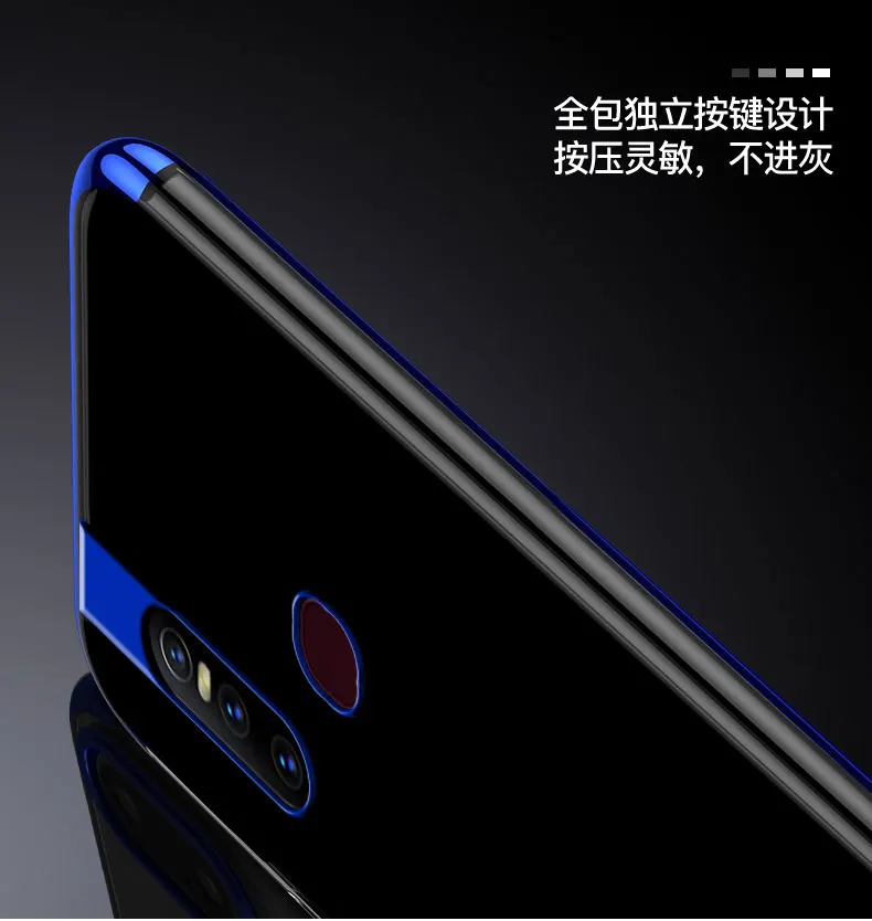 For VIVO V15 Pro Case Soft Silicone Slim plating transparent Protect Back cover case For vivo v15 v15pro full cover phone shell For VIVO V15 Pro Case Soft Silicone Slim plating transparent Protect Back cover case For vivo v15 v15pro full cover phone shell