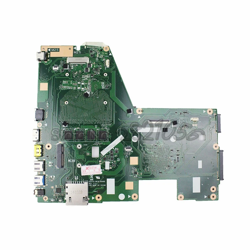 NOKOTION 60nb0340-mb6030 материнская плата для ноутбука ASUS x551ca f551c x551ca основная плата REV2.2 i3-3217U Процессор на борту