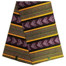 Ghana kente африканская хлопок Анкара настоящая ткань с восковой печатью нигерийские паганские принты hitarget настоящая Ява восковая ткань для женщин ткань