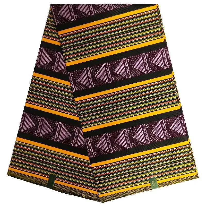 

Ghana kente African 100% cotton ankara Wax Fabric Veritable Nigerian pagne Prints hitarget Real Java Wax Fabric for Women Cloth