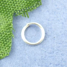 1000 PCs Caixa de Doreen Abrir Ir Anel 6mm de Diâmetro. Znic Liga Anéis de Cor Prata Para A Jóia DIY Fazendo Acessórios (B00493)