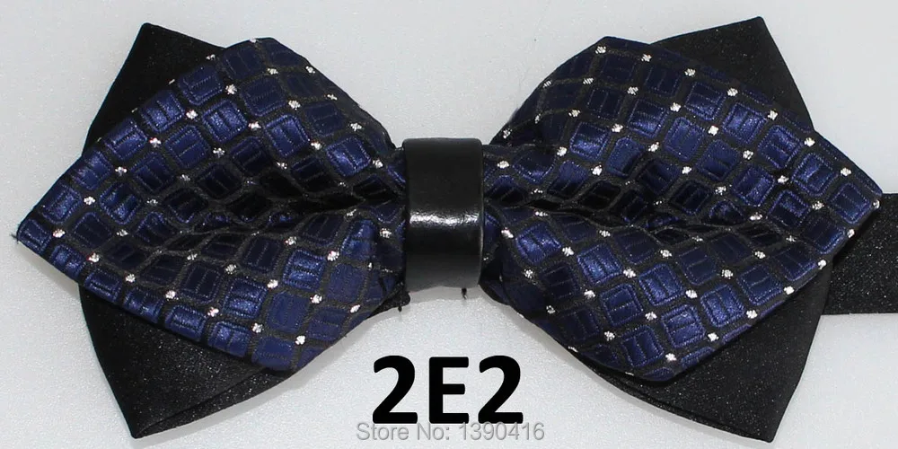 

2018 Latest Bow Tie Male Marriage Plaid Bow Ties For Men Candy Color Shirts Butterfly Fashion Cravat Navy Blue Bowtie Butterflie