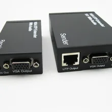 REDAMIGO 300 м HD 1080P VGA UTP удлинитель 1x1 сплиттер с аудио по Cat5/5e/6 RJ45 ethernet кабель для проектора HDTV VGA300M