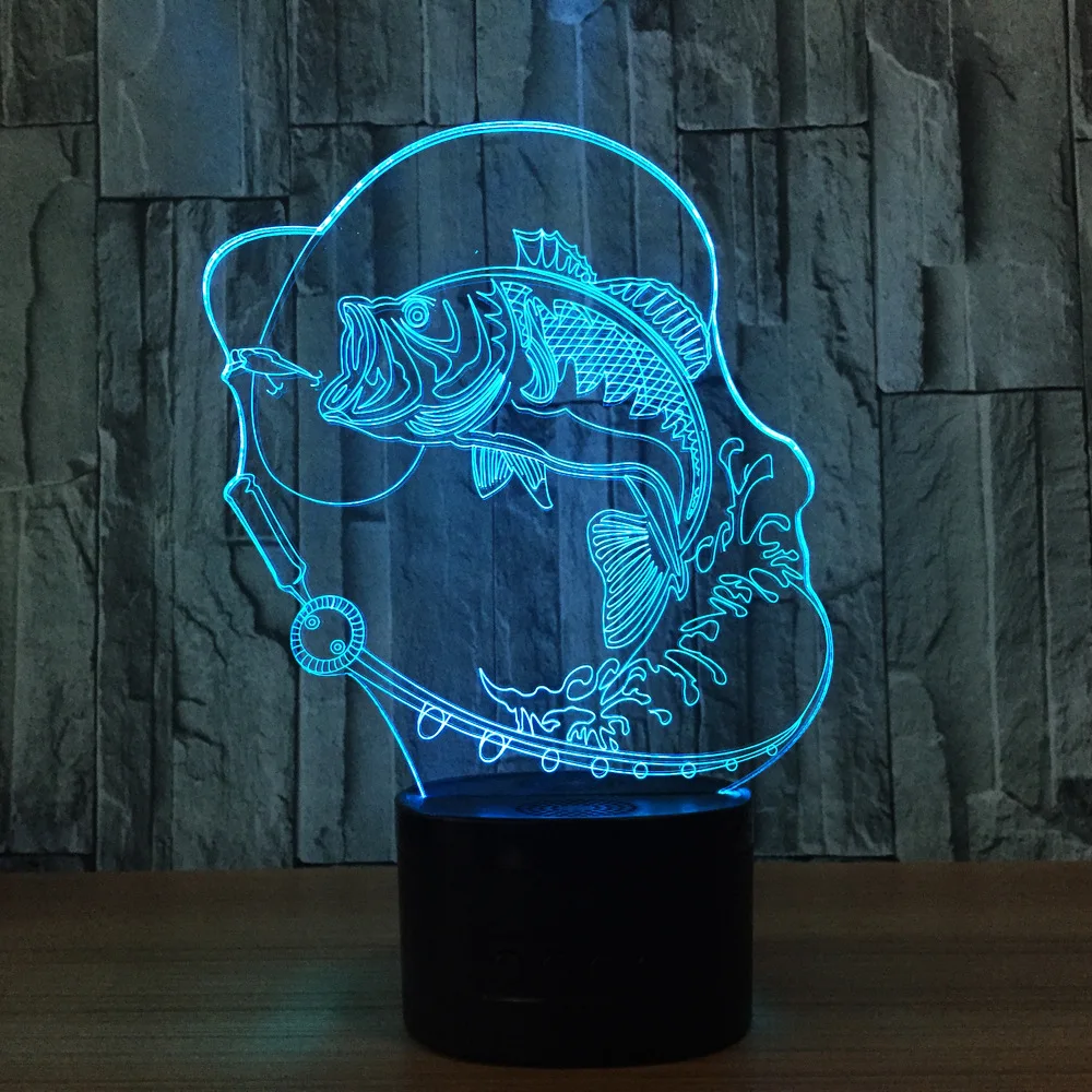Lamparas De Mesa 3d настольные лампы для гостиной 7 цветов меняющая настольная лампа Deco