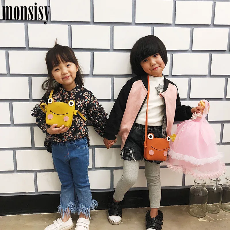 Monsisy Зима лягушка для маленьких девочек портмоне детей кошелек маленький малыш