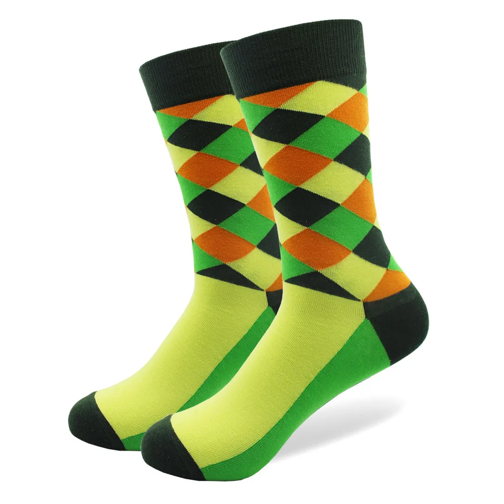 Носки мужские длинные из чесаного хлопка 5 пар|happy socks|men socks setmen |
