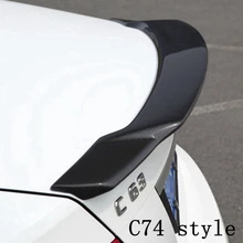 Углеродное волокно задний багажник спойлер крыло для Benz W204 спойлер C Class C200 C250 C300 C350 C63 4-двери 2007