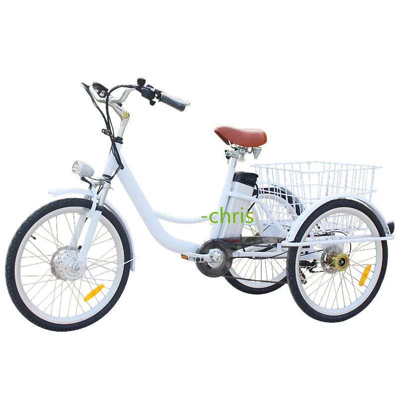 T01A Witte Kleur 3 Wielen Driewieler 250W Motor Elektrische 6 Speed Volwassen Fiets Driewieler In Frankrijk|Food Processors| AliExpress