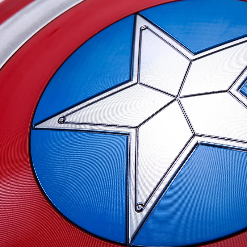 Version The Avengers 57cm Captain America Shield 1:1 Rogers ABS Metal Shield Movie Cosplay Halloween Prop/Gift/Replica Version The Avengers 57cm Captain America Shield 1:1 Rogers ABS Metal Shield Movie Cosplay Halloween Prop/Gift/Replica