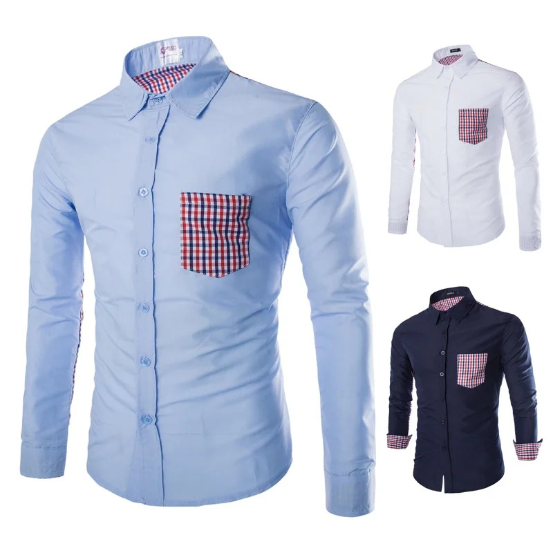 

2018 Spring and Summer New Men's Plaid Shirt