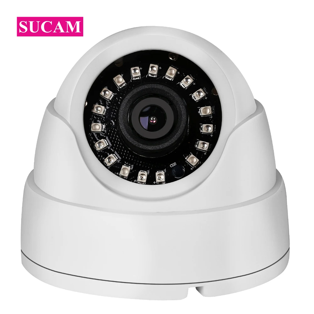

SUCAM 720P 1080P Mini AHD Security Camera Indoor Dome 18 Pieces Microcrystalline Led Light Surveillance CCTV IR Camera 1000TVL
