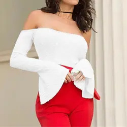 2018 комбинезон с длинным рукавом Bodycon Slash шеи Зимний комбинезон осень боди от плеча Для женщин тела для женщин пикантные A30