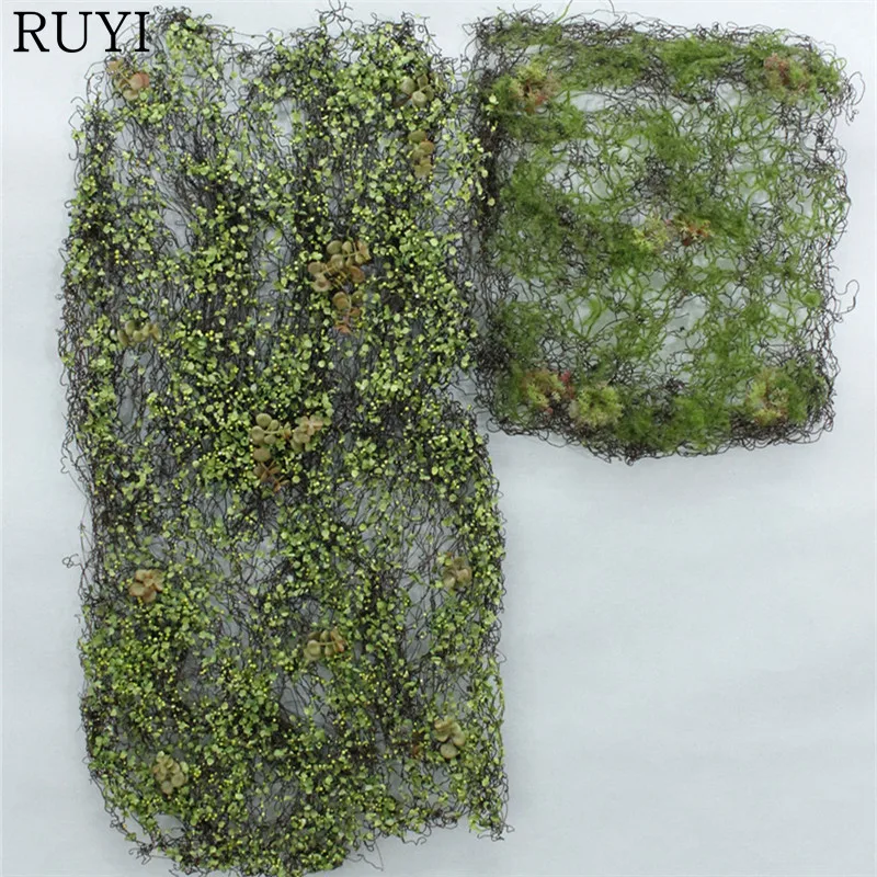 

Simulation plant wall debris rattan 2 size artificial plant wall photography decoration hotel background office party decor 1pcs