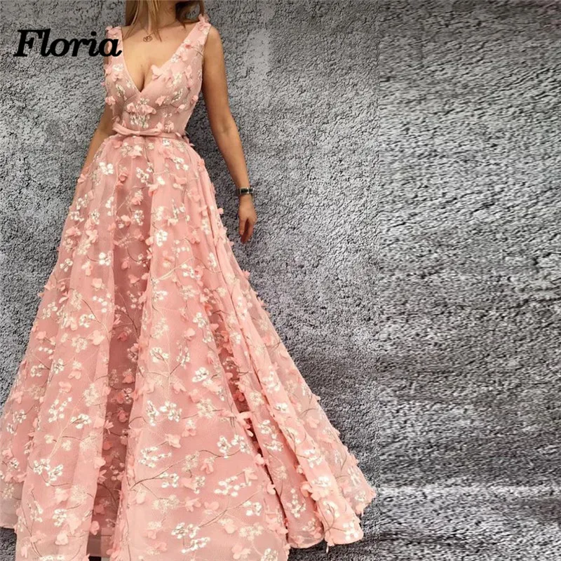 

Fancy African Sexy Pink Evening Dresses Dubai Arabic Pageant Party Dress Muslim Turkish Kaftans Formal Prom Gowns Robe de soiree