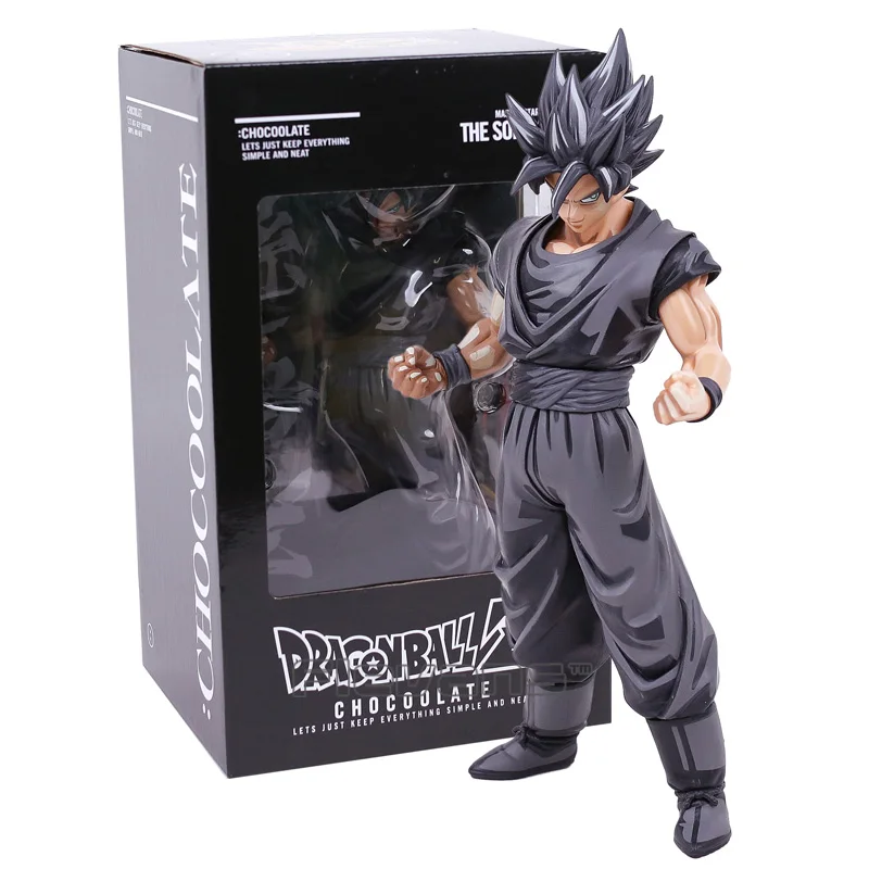 

Dragon Ball Z Master Stars Piece The Son Goku Chocolate PVC Figure Collectible Model Toy 27cm