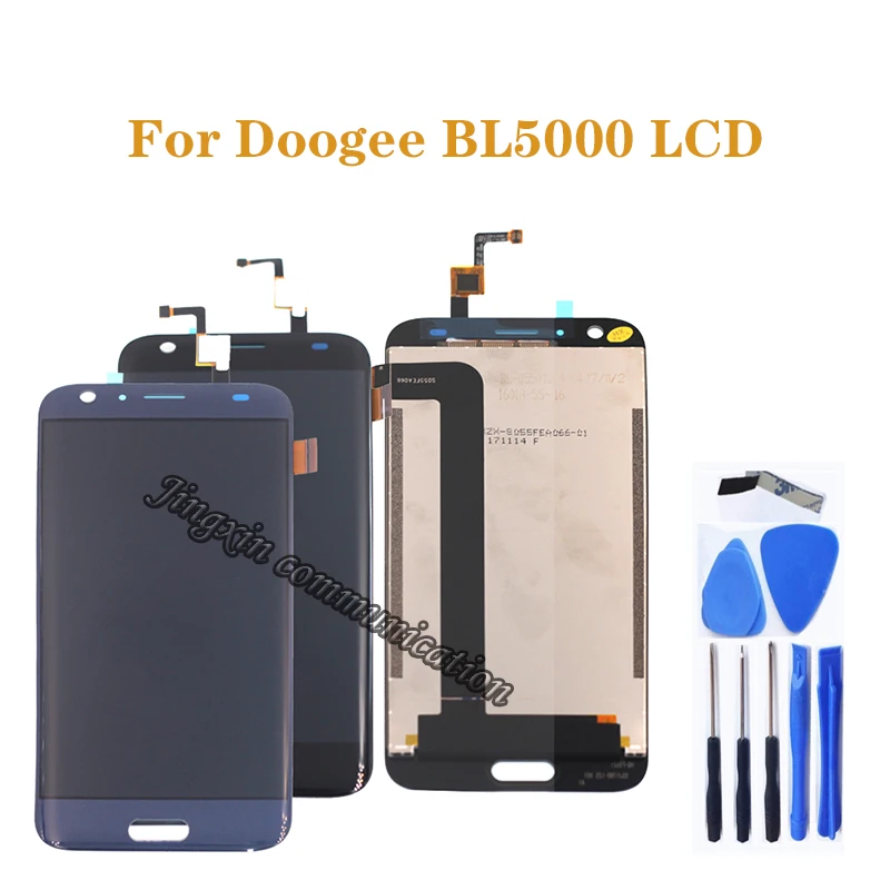 

5.5" for Doogee BL5000 LCD display + touch digital converter Assembly replacement for DOOGEE bl5000 lcd repair parts +tools