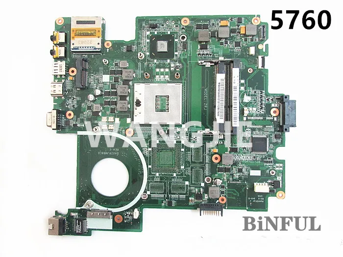

For Acer Travelmate 5760 Laptop motherboard MBV3W06001 DA0ZRJMB8C0 100% Fully Tested