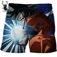 18 Yojuly Для мужчин летние для серфинга шорты Dragon Ball Z Goku 3D с принтами аниме Harajuku Повседневное Короткие штаны унисекс плавательные шорты DK09 - Цвет: 18