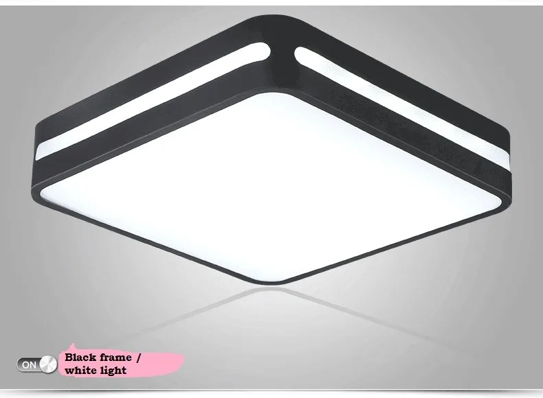 Светодиодный металлический потолочный свет для домашнего и коммерческого прямоугольные и квадратные удаленного затемняя потолочный