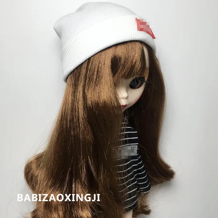 Карамельный цвет 1/6 blyth Модная Кукла шляпа кукла аксессуары вязаная шапка для blyth Кукла аксессуар для 30 см Pullip